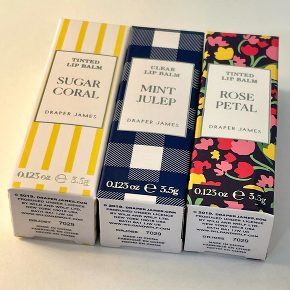 Draper James Set of 3 Tinted Lip Balm - Picture 3 of 4